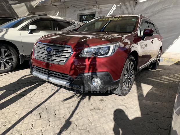 2017 Subaru Outback in Red with AWD