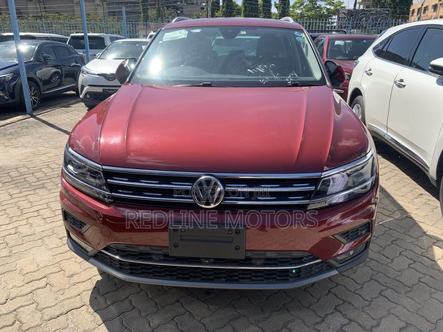 Burgundy Volkswagen Tiguan 2018 - Pre-owned SUV for Sale