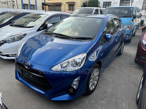 Blue Toyota Aqua 2017: High-Efficiency Hybrid Sedan