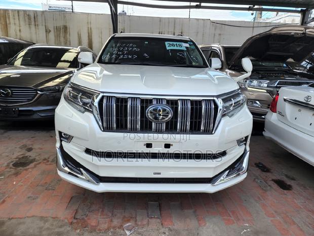 2018 Toyota Land Cruiser Prado - White - Used Luxury SUV
