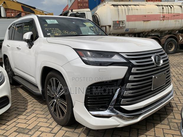 White Lexus LX 2022: Prestigious Full-Size SUV for Sale