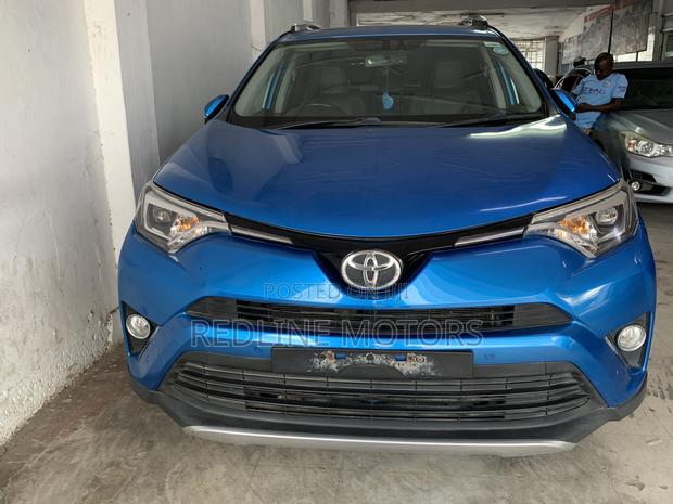 Blue 2016 Toyota RAV4 SE AWD with 2.5L 4-Cylinder, 6-Speed Automatic