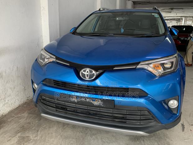 Blue 2016 Toyota RAV4 SE AWD with 2.5L 4-Cylinder, 6-Speed Automatic