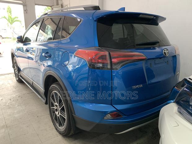 Blue 2016 Toyota RAV4 SE AWD with 2.5L 4-Cylinder, 6-Speed Automatic