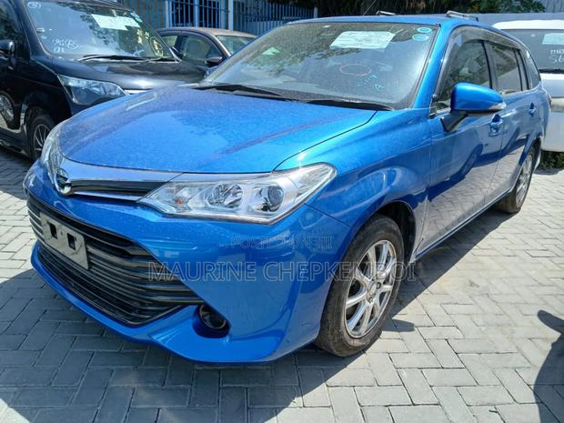 2017 Blue Toyota Corolla Fielder: Comfortable & Spacious