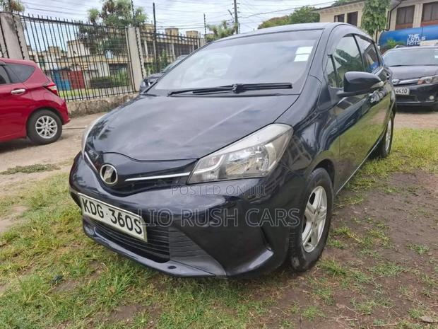 Black 2015 Toyota Vitz: Modern Subcompact Hatchback