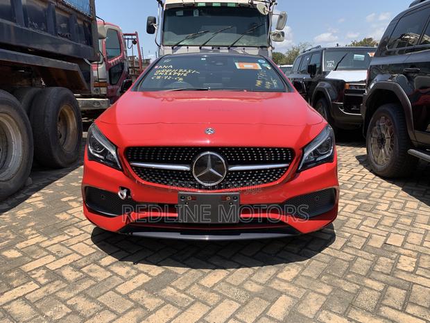 Mercedes-Benz CLA-Class CLA 250 4MATIC Sedan 2017 Red