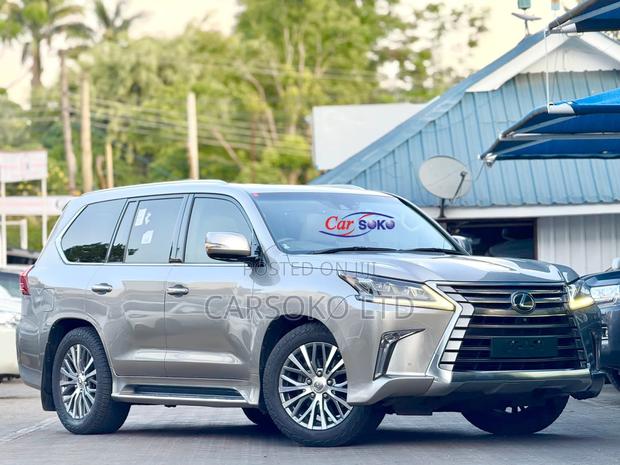 Lexus LX 450d AWD 2017 Gray