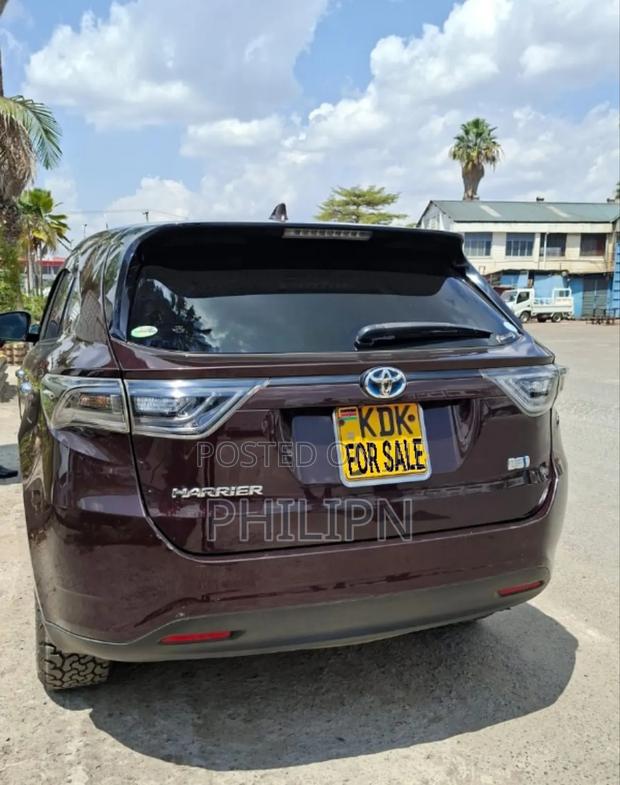 Toyota Harrier 2015 Maroon