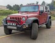 Jeep Wrangler Sahara 2013 Red for sale
