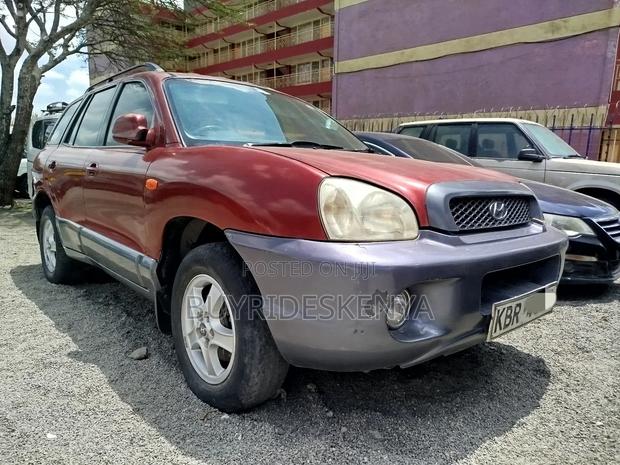 Hyundai Santa Fe LX 4WD 2004 Red