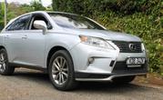 Lexus RX270 2013 Silver for sale