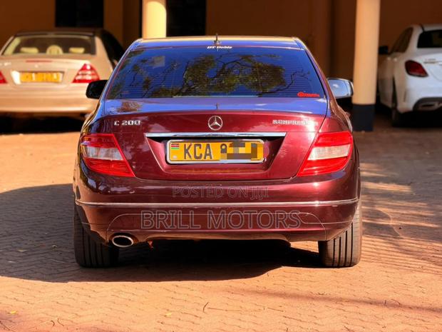 Mercedes-Benz C200 2007 Burgundy