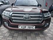 Toyota Land Cruiser 2017 Maroon for sale