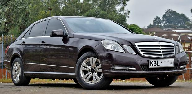 Mercedes-Benz E250 2010 Maroon