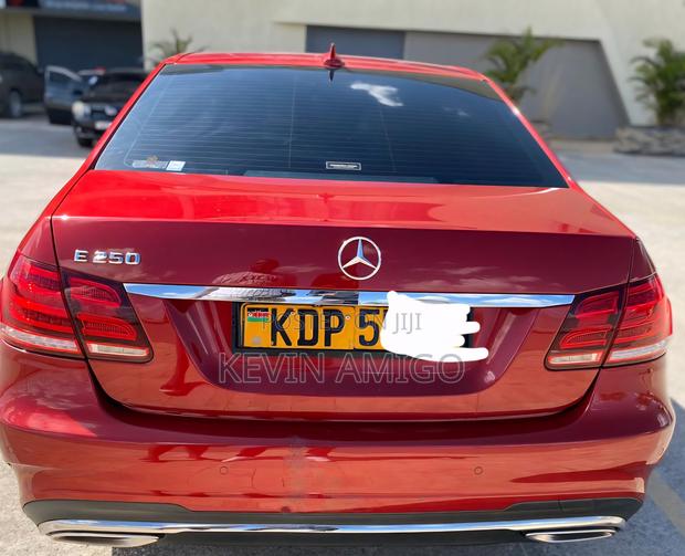 Mercedes-Benz E250 2016 Red
