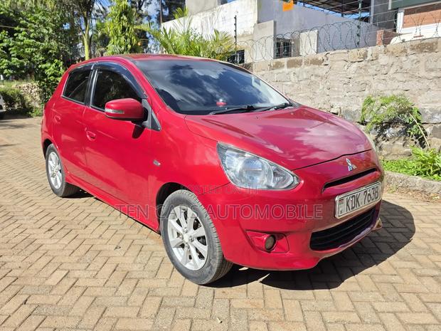 Mitsubishi Mirage 2015 Red