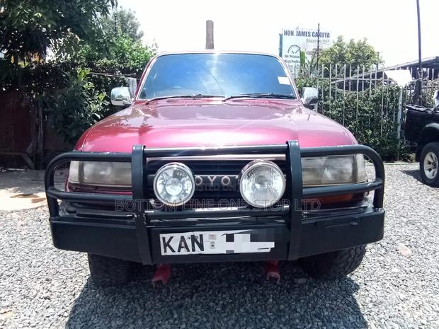 Toyota Land Cruiser 1998 Red