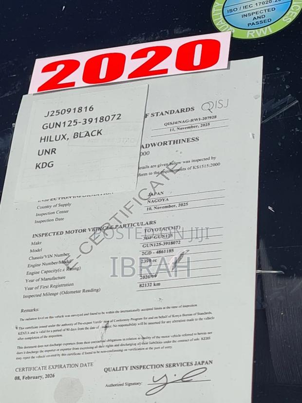 Toyota Hilux 2020 Black