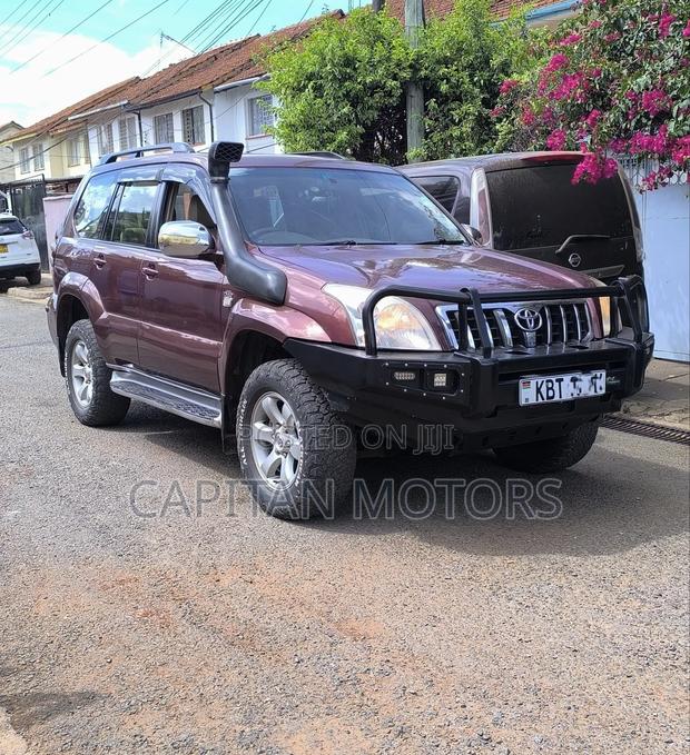 Toyota Land Cruiser Prado 3.0 D-4D 5dr 2005 Burgundy