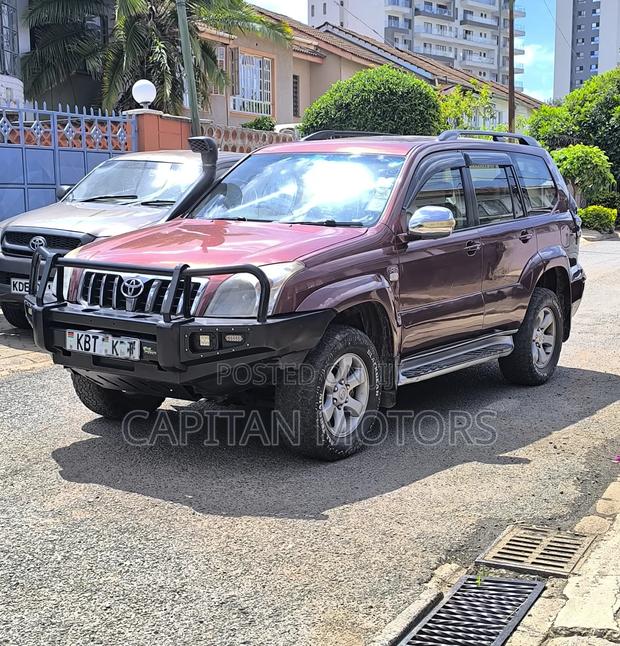 Toyota Land Cruiser Prado 3.0 D-4D 5dr 2005 Burgundy