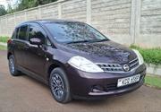 Nissan Tiida 1.5L 16V 2011 Maroon for sale
