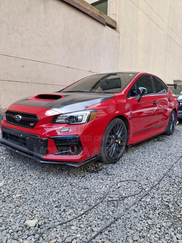 Subaru WRX STI 2019 Red