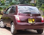 Nissan March 2011 Burgundy for sale