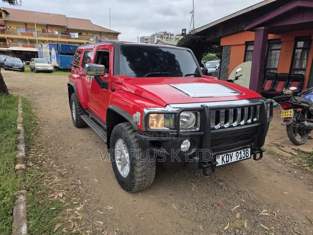 Hummer H3 SUV 2007 Red