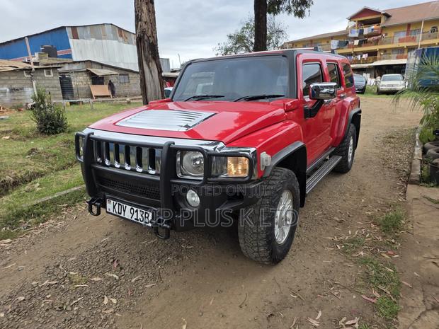 Hummer H3 SUV 2007 Red