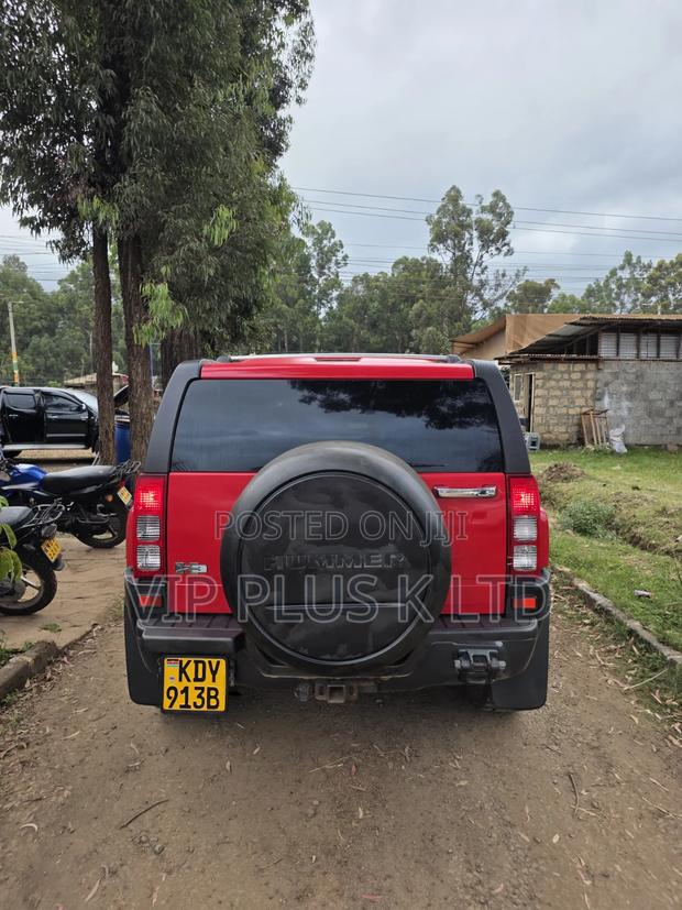 Hummer H3 SUV 2007 Red