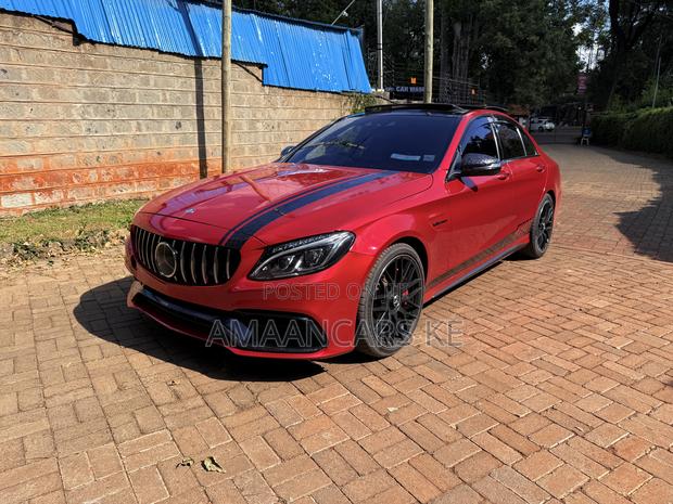 Mercedes-Benz C63 2016 Red