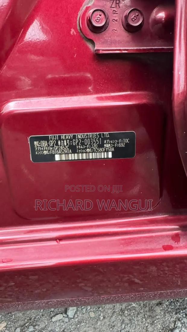 Subaru Impreza 2012 Red