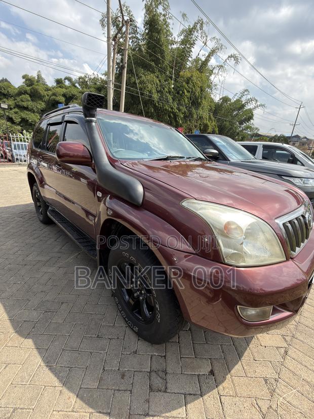 Toyota Land Cruiser Prado 3.0 D-4D 3dr 2008 Red