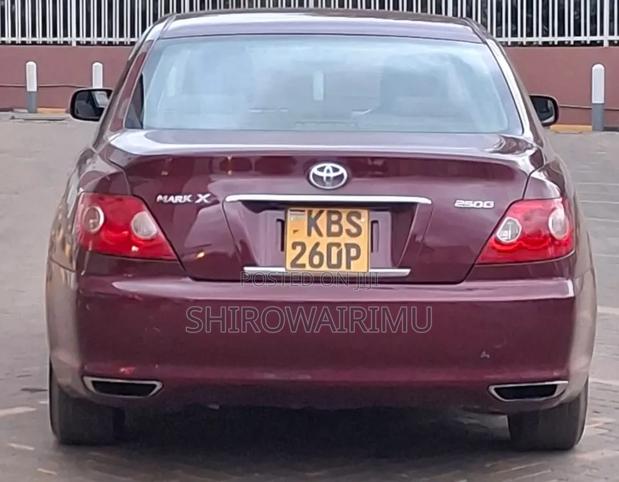Toyota Mark X 2005 Maroon
