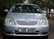 Toyota Allex 2002 Silver for sale