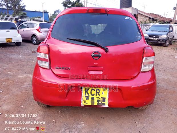 Nissan March 2011 Red