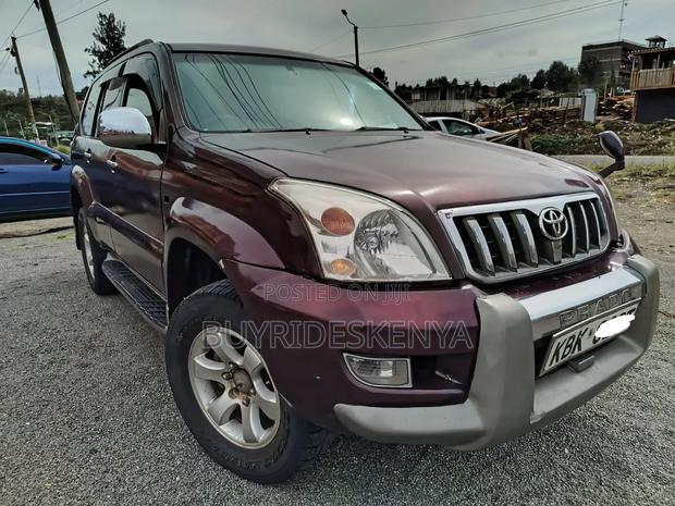 Toyota Land Cruiser Prado 2003 Burgundy
