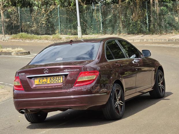 Mercedes-Benz C200 2010 Burgundy