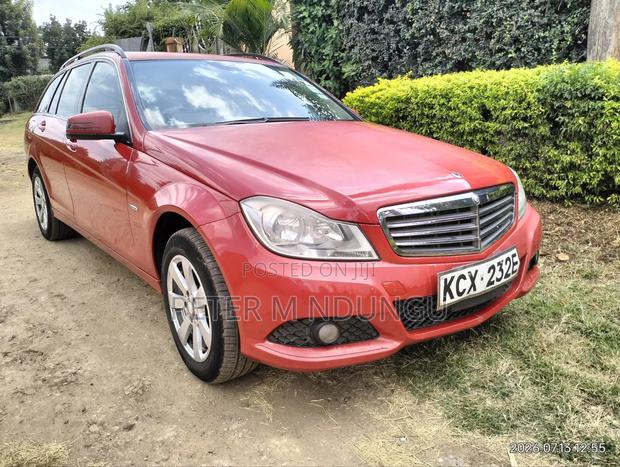 Used 2012 Mercedes-Benz C180 Red with Low Mileage