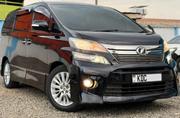 Toyota Vellfire 2014 Black for sale
