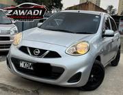 Nissan March 2016 Silver for sale