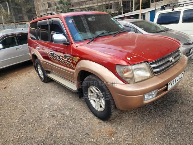 Toyota Land Cruiser Prado 2000 Maroon