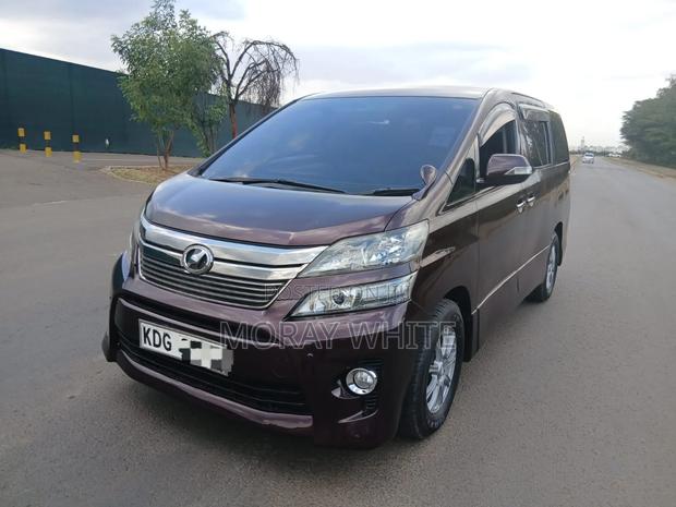 Toyota Vellfire 2014 Maroon