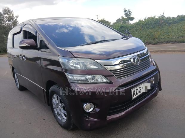 Toyota Vellfire 2014 Maroon