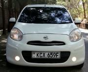 Nissan March 2012 White for sale