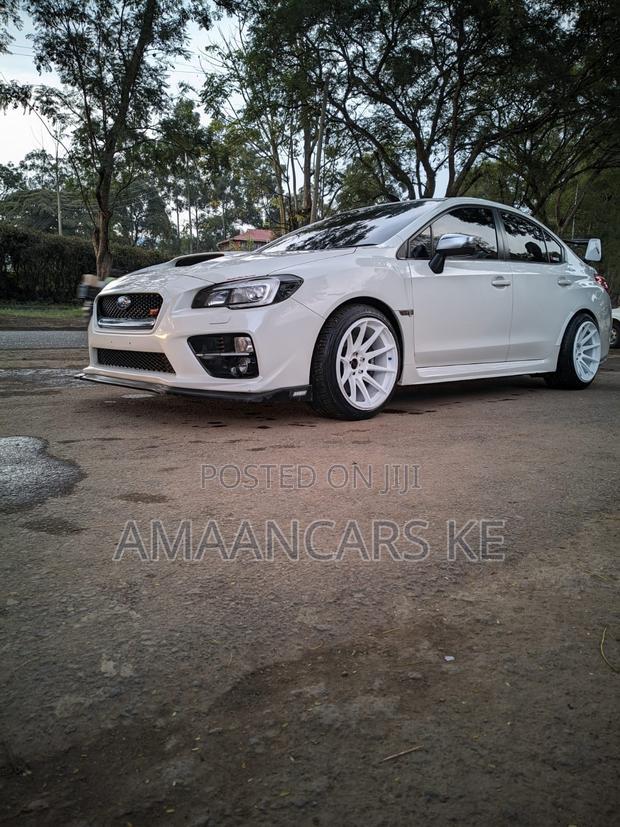 Subaru WRX STI 2015 White