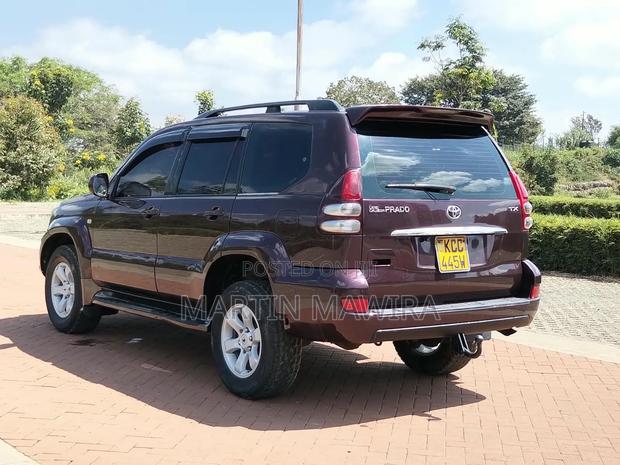 Toyota Land Cruiser Prado 2008 Maroon