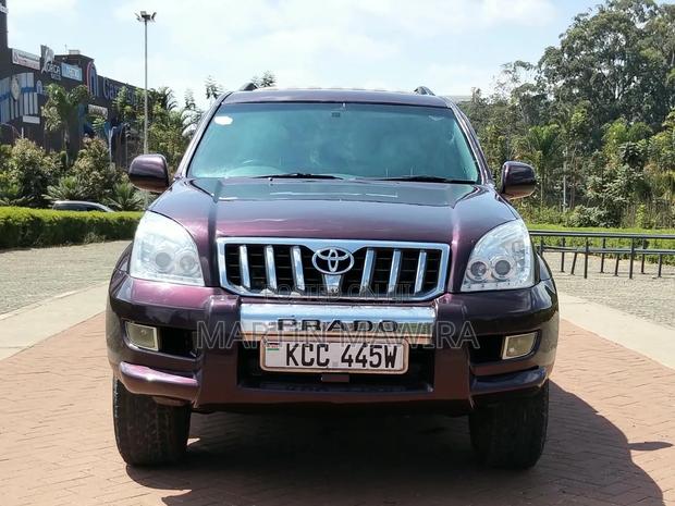 Toyota Land Cruiser Prado 2008 Maroon