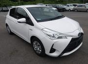 Toyota Vitz 1.5 FWD Hybrid 5dr 2019 Off white for sale